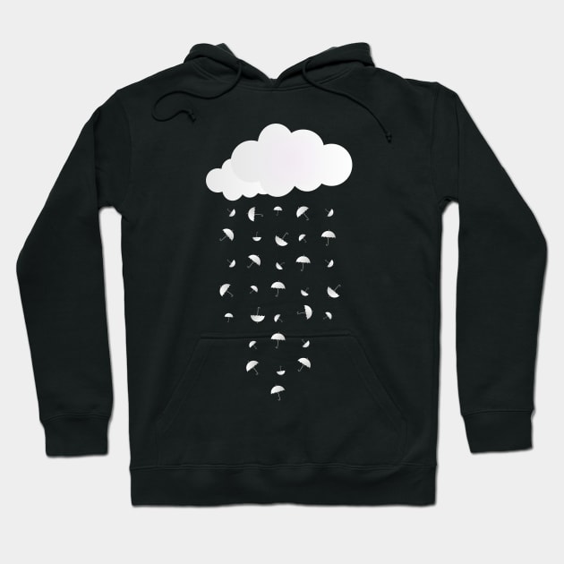 It's raining umbrellas Hoodie by dipweb